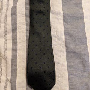 Suitsupply Dark Green polkadot tie